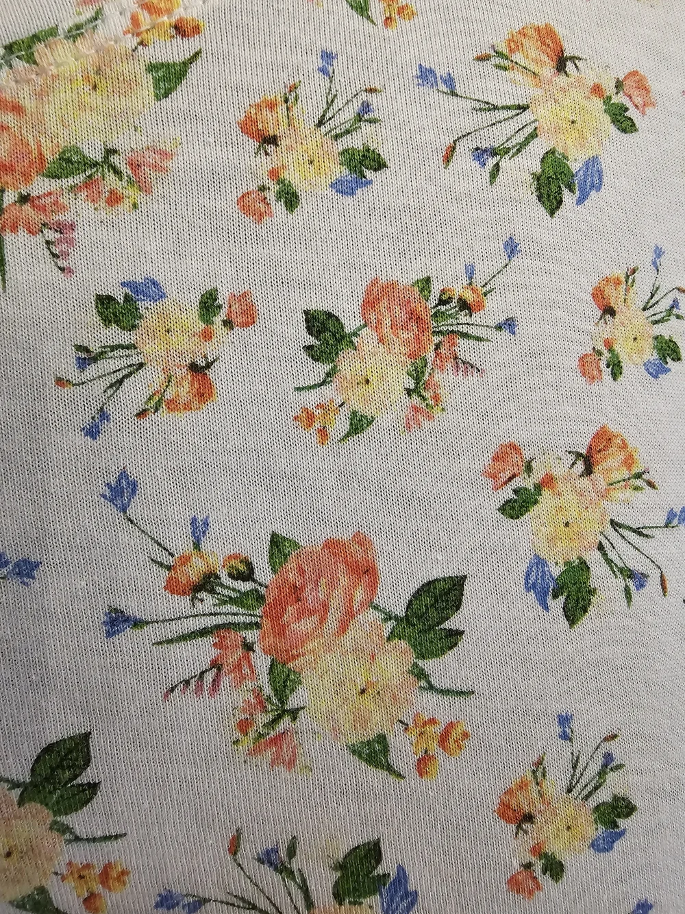 Zara Floral Puff-Sleeve Cotton Tee - Picture 2 of 8